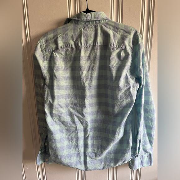 Faherty button down plaid shirt size small - Picture 2 of 5